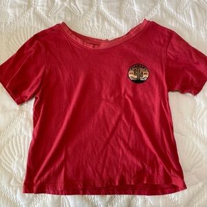Tilly’s Red Crop Top